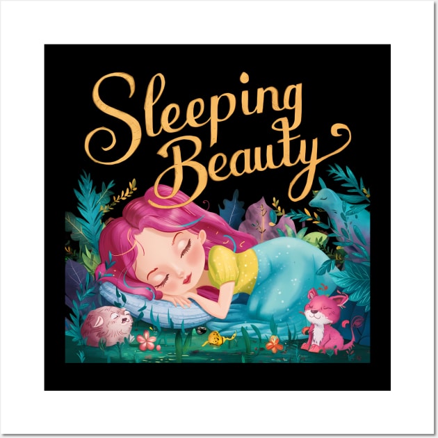 Sleeping Beauty Design Wall Art by RazorDesign234